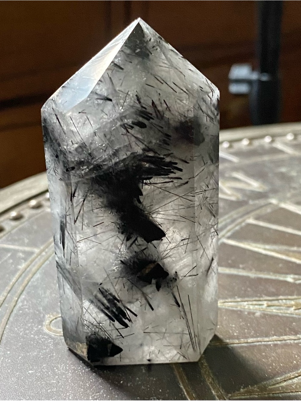 #1 High Quality Black Tourmalated Quartz Tower | 133g